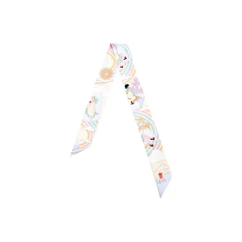 HERMES Carres Volants Twilly Silk Scarves Women's