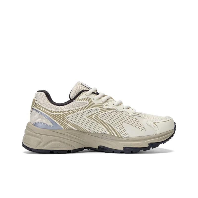 Kappa Anti Slip Wear Resistant Low Top Casual Running Shoes Unisex White Gray-1