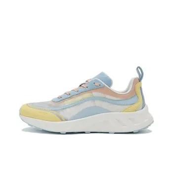 TSUBO RS Breeze Anti-Slip Wear-Resistant Low-Top Casual Shoes Unisex Powder Blue-yellow