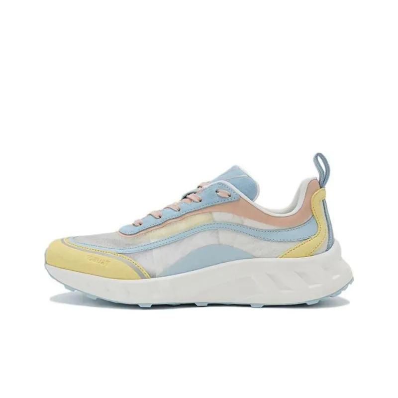 TSUBO RS Breeze Anti-Slip Wear-Resistant Low-Top Casual Shoes Unisex Powder Blue-yellow-0