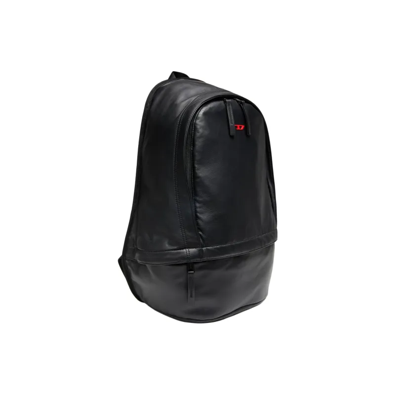 DIESEL Nappa Leather With Nylon Backpack Unisex Black-1