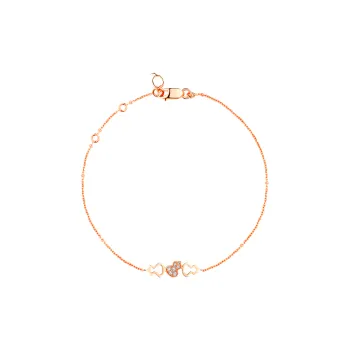 Qeelin 18K Rose Gold Diamonds Bracelets Women's Rose Gold