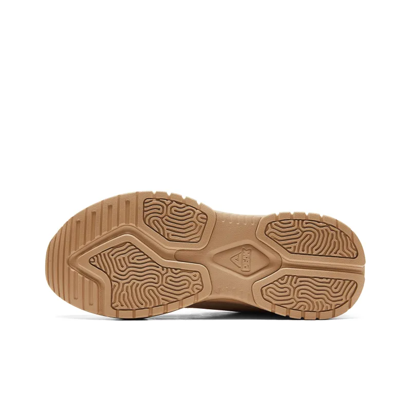 PEAK Tidal Wave Cushioning Rebound Wear-Resistant Slip-Resistant Low-Top Casual Shoes Men's Sand Yellow-5
