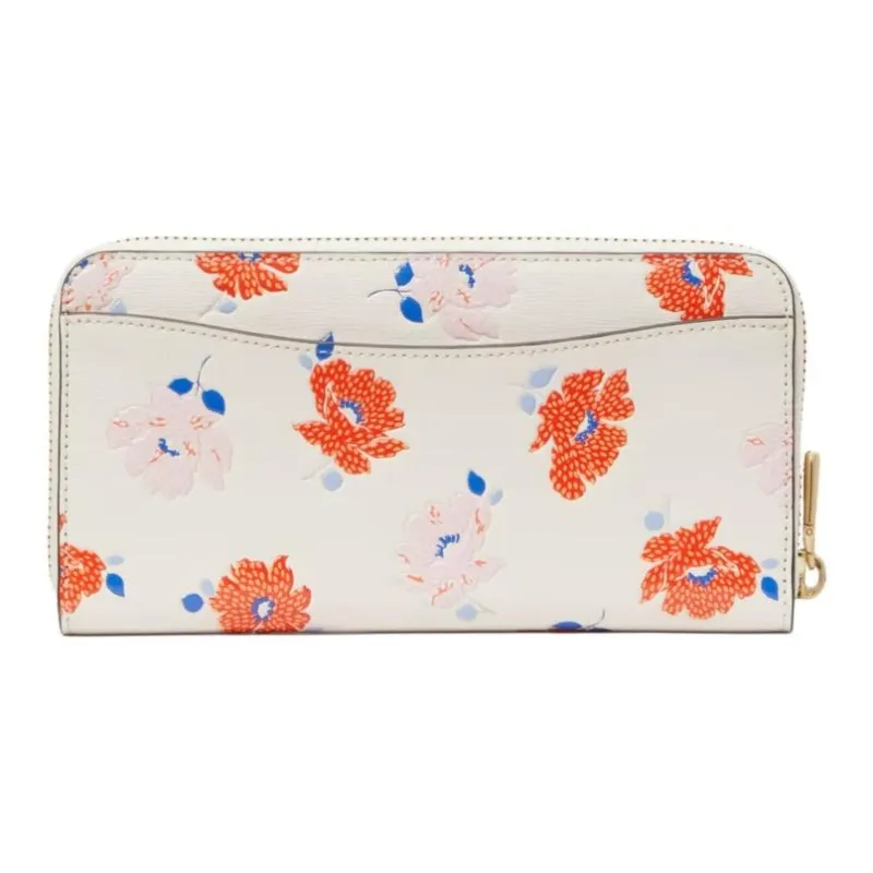 Kate Spade Saffiano Leather Wallet Women's White Multicolor-1