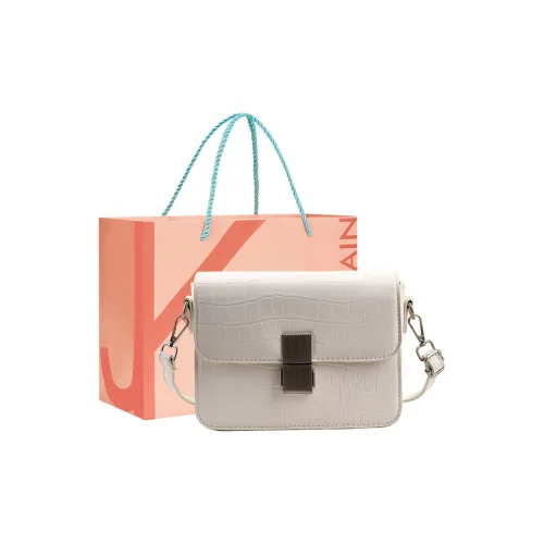 JANE KLAIN PU Tofu Bag Shoulder Bag Crossbody Bag Regular Women's Ecru/Black/Khaki