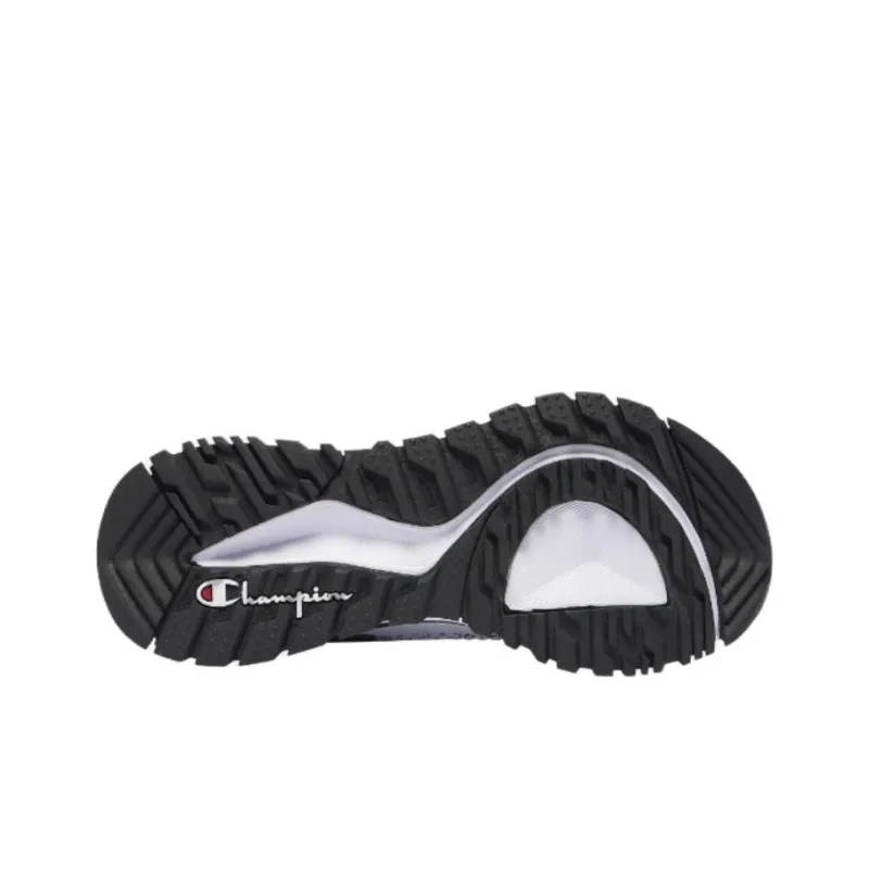 Champion Reflex Mingle Cushioning Slip Resistant Low Top Running Shoes Men's White Black-3