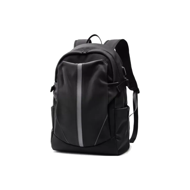 ReeYee Polyester Polyester Laptop Backpack Medium Size Unisex Black-0