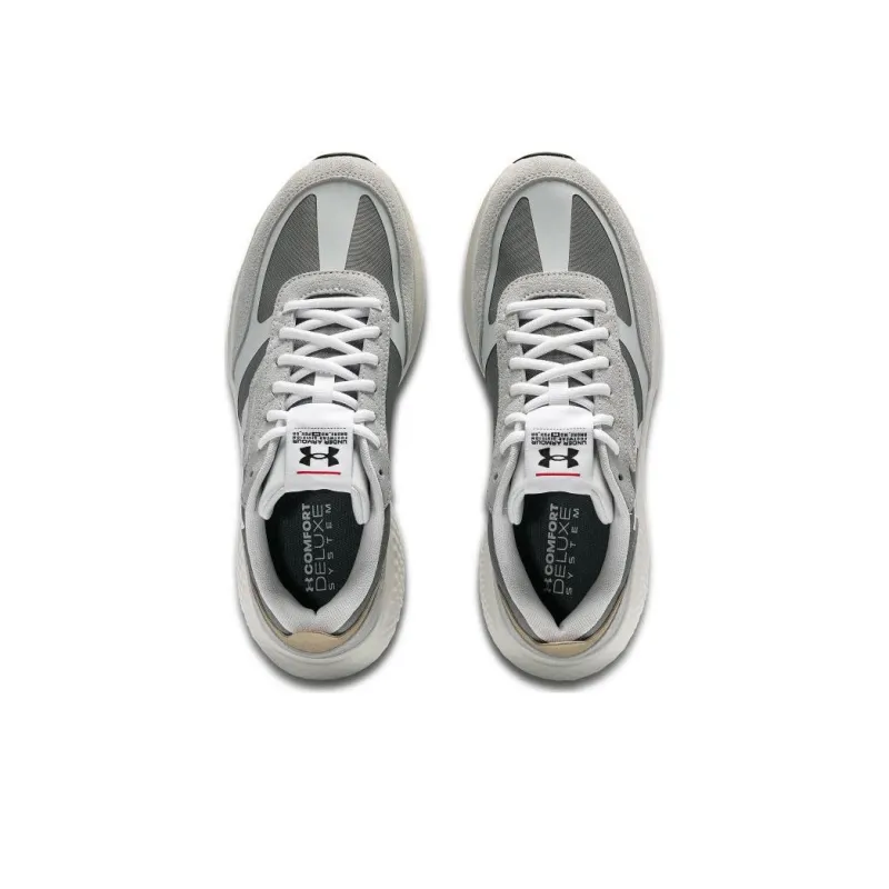 Under Armour Decoy Lu Breathable Low Top Running Shoes Men's Gray-3
