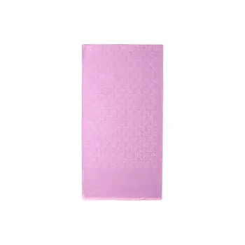 GUCCI GG Logo Wool Silk Scarf Lilac