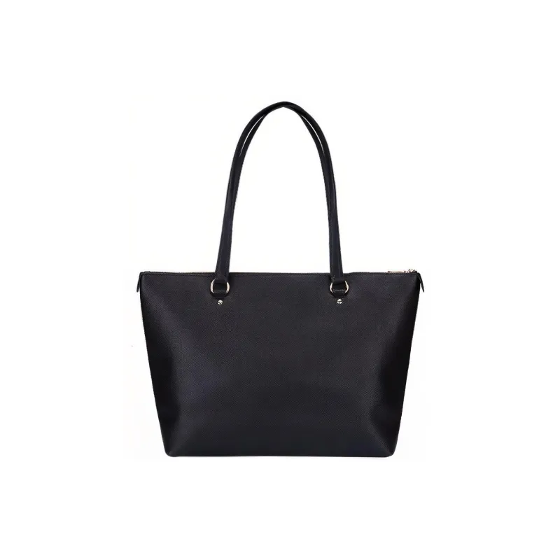 COACH Gallery Leather Tote Bag, Shopping Bag, Handbag, Shoulder Bag Tubas Women's Black-2