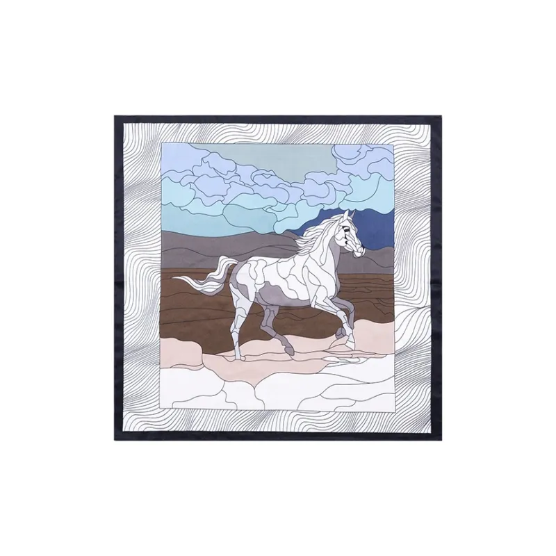 SILKUEEN 100% Mulberry Silk, Silk Scarf, Square Scarf Women's-0
