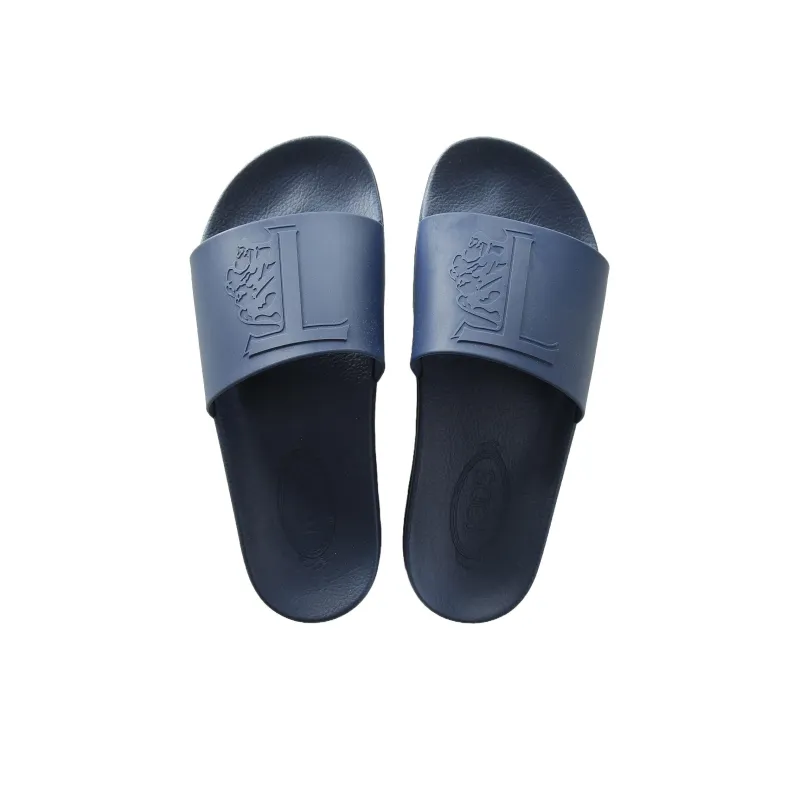 TOD'S Logo Embossed Slip On Slides-2