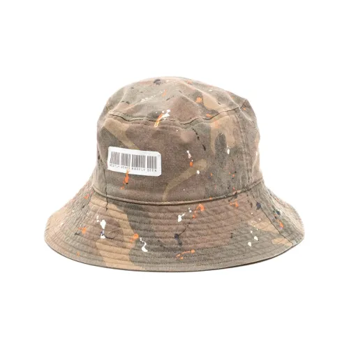 Mostly Heard Rarely Seen Painted Barcode Bucket Hat