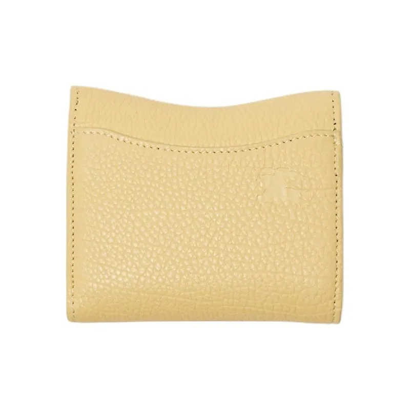 Burberry Calfskin Wallet Women's Yellow Narcissus Color-1