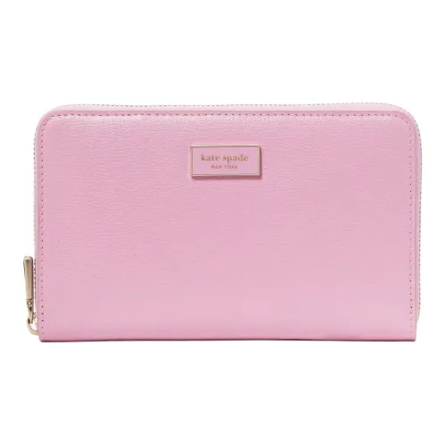 Kate Spade Katy Leather Wallet Medium Size Women's Pink