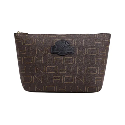 FION Clutches Coffee And Green