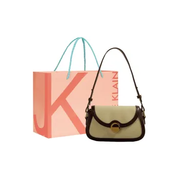 JANE KLAIN PU One Shoulder Bag Crossbody Small Square Bag Women's Elegant Beige/Vintage Coffee/Versatile Black