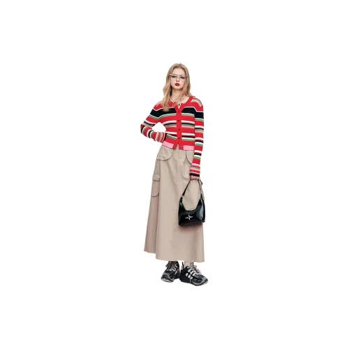 ELF SACK Knitwear Women's Striped Red