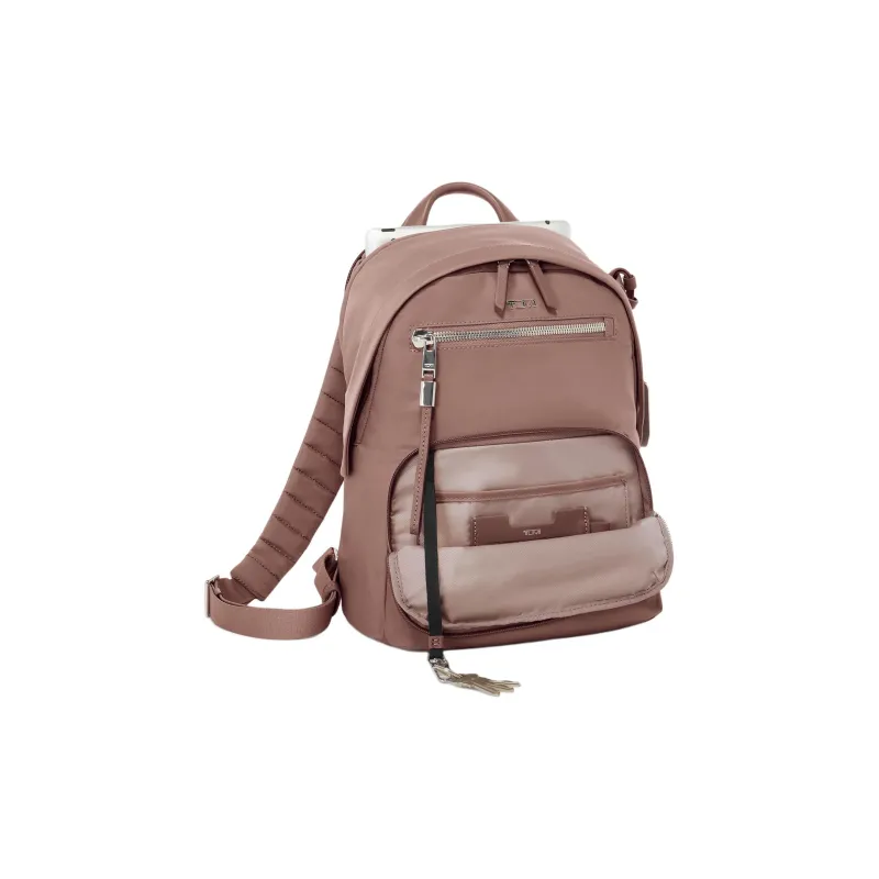 TUMI Nylon Backpack Unisex Pink-1