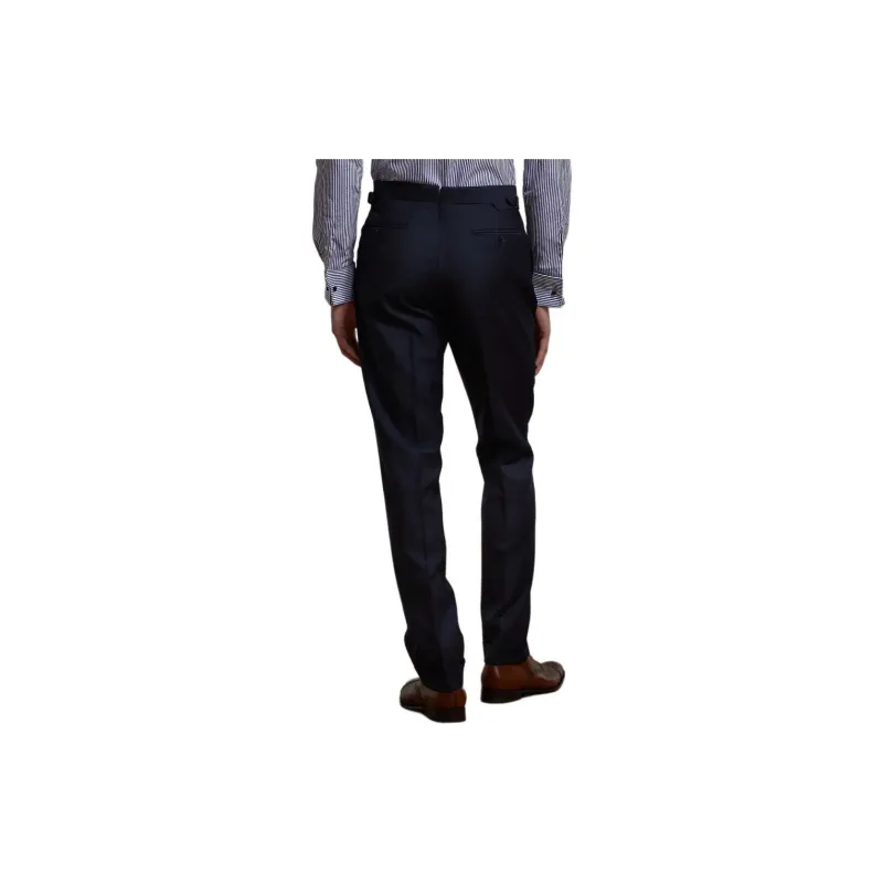 Polo Ralph Lauren Gregory Hand-Tailored Sharkskin Suit Business Suits Men's Blue-5