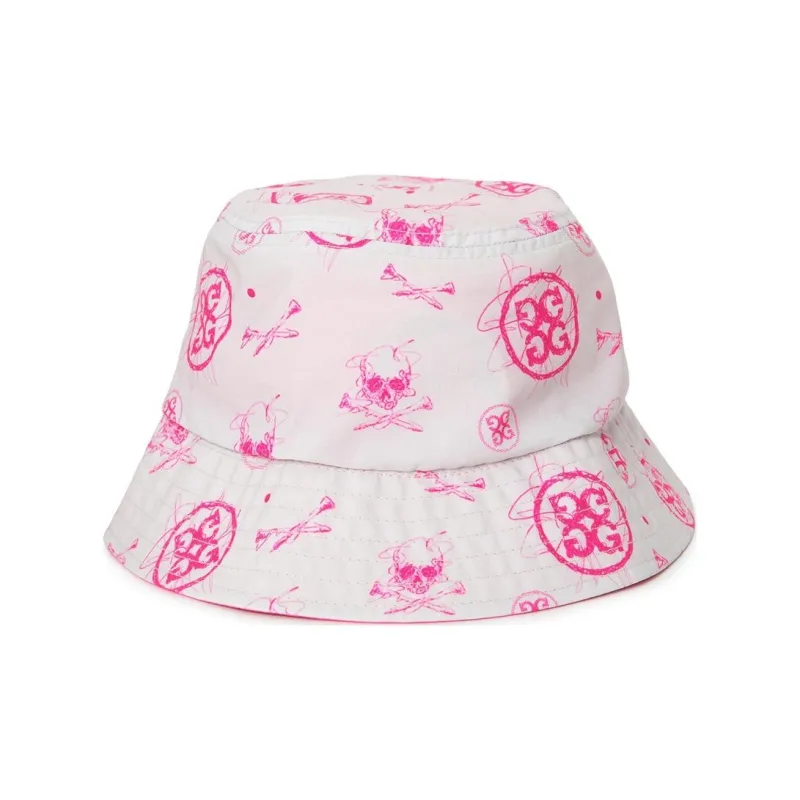 GFORE Nylon Polyester Bucket Hats Women's Pink-4