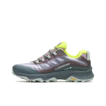 MERRELL Moab Speed GTX Cushioning Wear-Resistant Low-Top Outdoor Shoes Women's Gray Purple