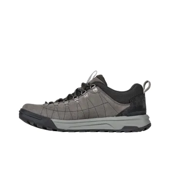 Oboz Footwear Beall Low Slip-Resistant Low-Top Outdoor Shoes Men's Dark Gray
