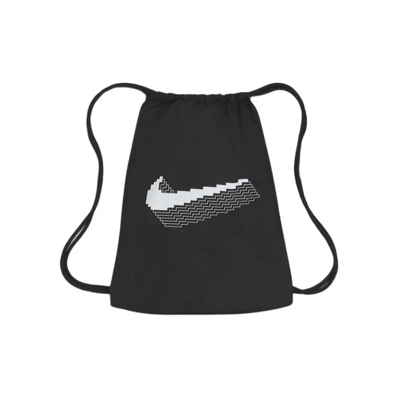 Nike Polyester Gym Bag Backpack Regular Unisex Black White-5