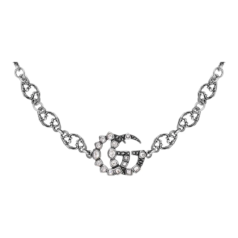 GUCCI Silver Logo Bracelet-1
