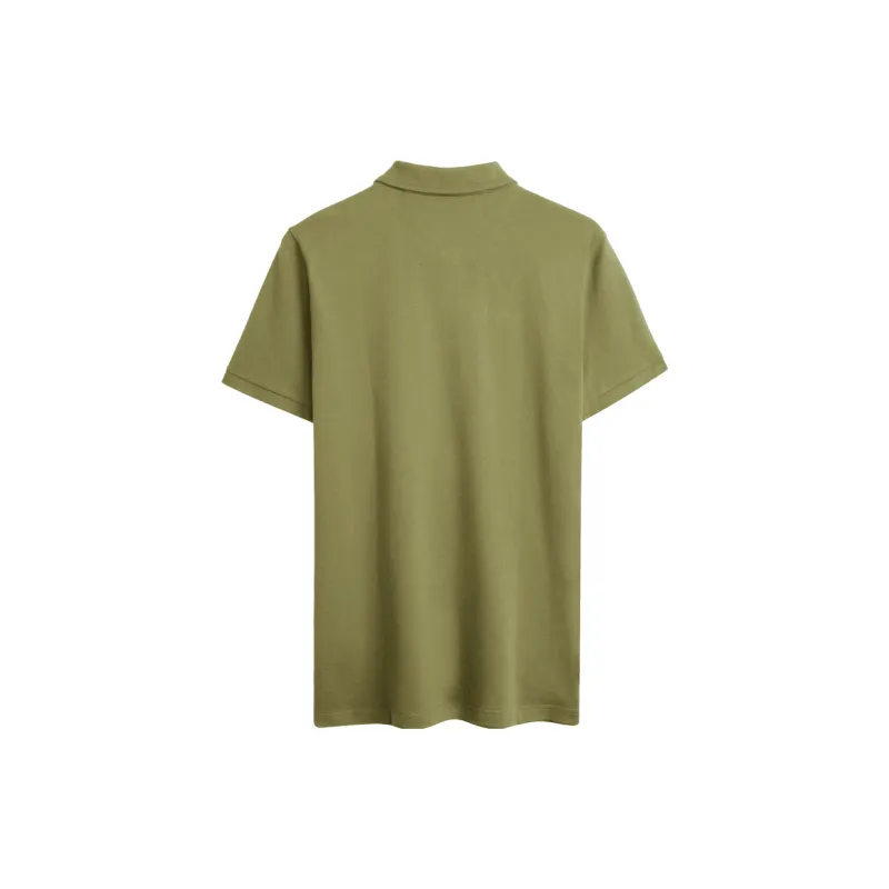 CALVIN KLEIN SS24 Series Polo Shirt Men's Rosemary Green-1