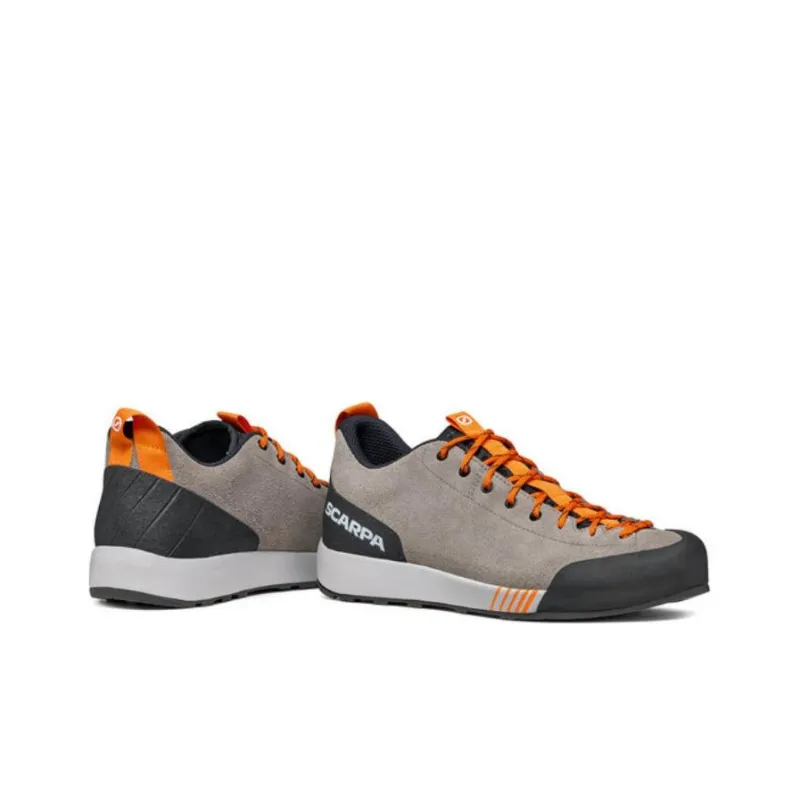 SCARPA Gecko Cushioning Wear-Resistant Low-Top Skateboard Shoes Men's Gray-4