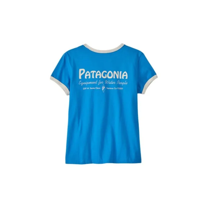 Patagonia Water People Organic Ringer Tee T Shirt Women's-4