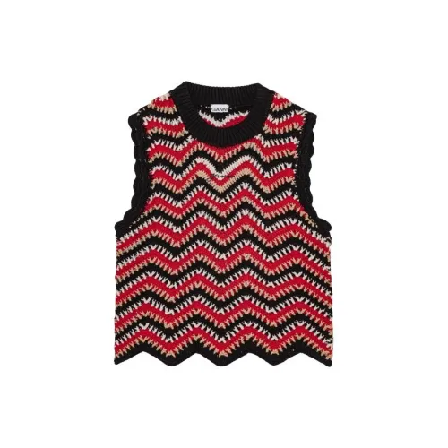 GANNI Vests Women's Race Red