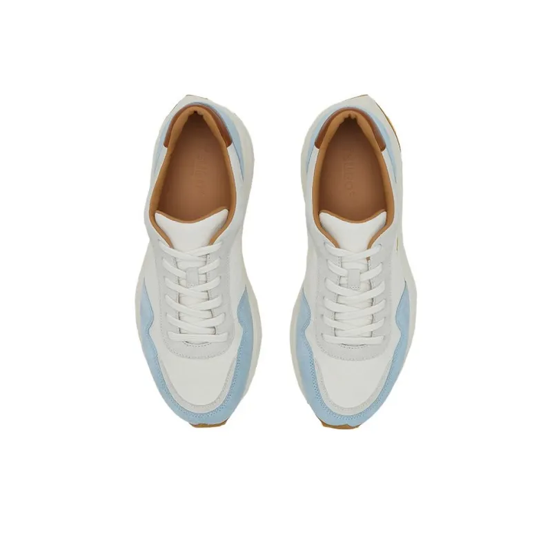 TSUBO CR Original Anti-Slip Wear-Resistant Low-Top Casual Shoes Unisex Blue White-2