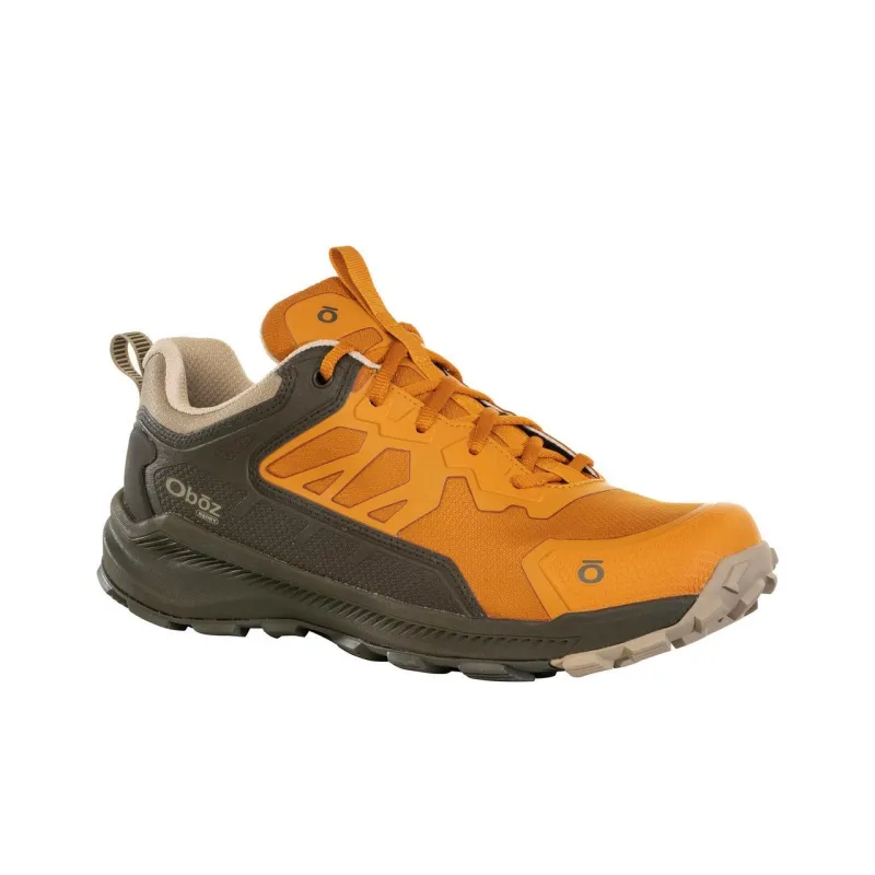 Oboz Footwear Katabatic Slip-Resistant Low-Top Hiking Shoes Men's Yellow-2
