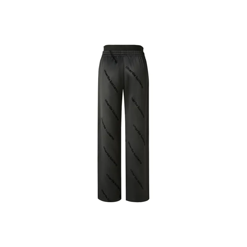 Charlie Luciano Casual Pants Unisex Black-1