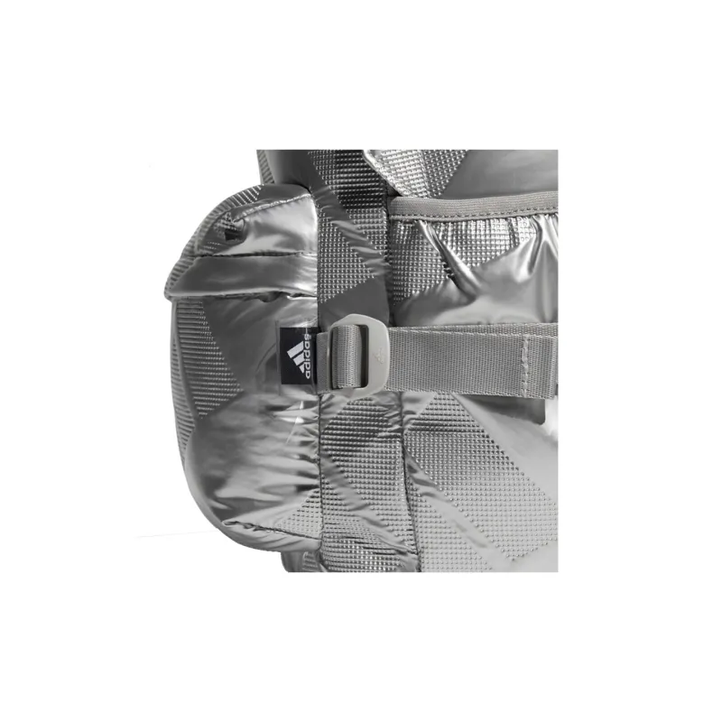 Adidas Polyester Sports Bag, Training Bag, Casual Bag, Backpack Regular Unisex Silver-3