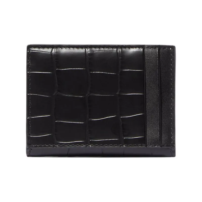 MICHAEL KORS Hudson Leather Wallet Men's Black-1