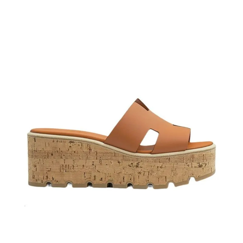 HERMES Eze Slip Resistant Slide Slippers Women's Brown-1