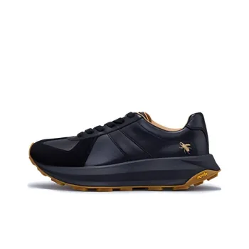 TSUBO CR Gat Cushioning Wear-Resistant Low-Top Casual Shoes Unisex Black