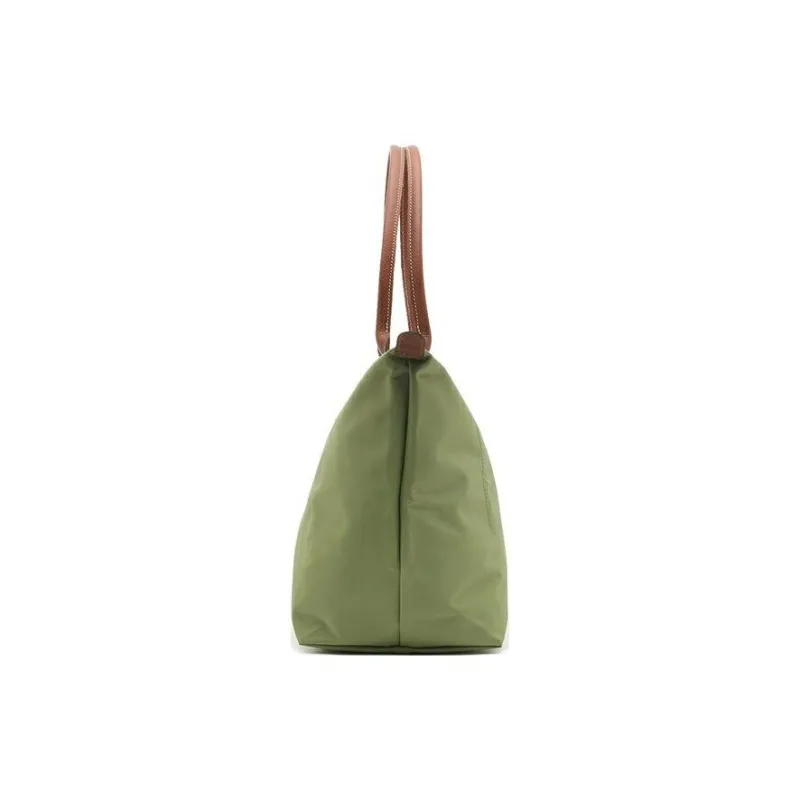LONGCHAMP Le Pliage Canvas With Leather Dumpling Bag Handbag Shoulder Bag Women's Olive Green-3