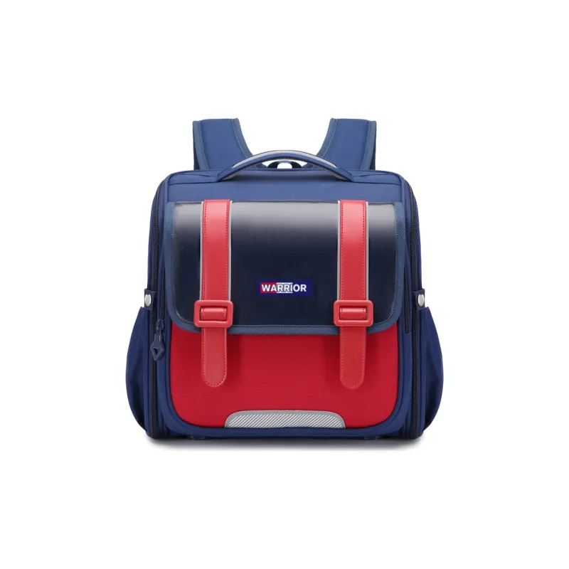 Warrior Polyester White Backpack Regular Men's Blue-6
