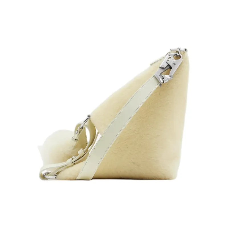 Burberry Sheep Wool Leather Bucket Bag Handbag Shoulder Bag Mini Women's Fruit Dew Color-0
