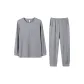 LJF9687 Men's-Silver Gray