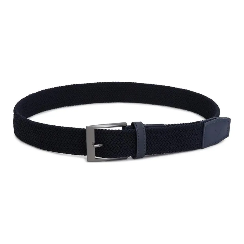 Callaway Solid Color Belt Men's Black Width 3.5CM-1