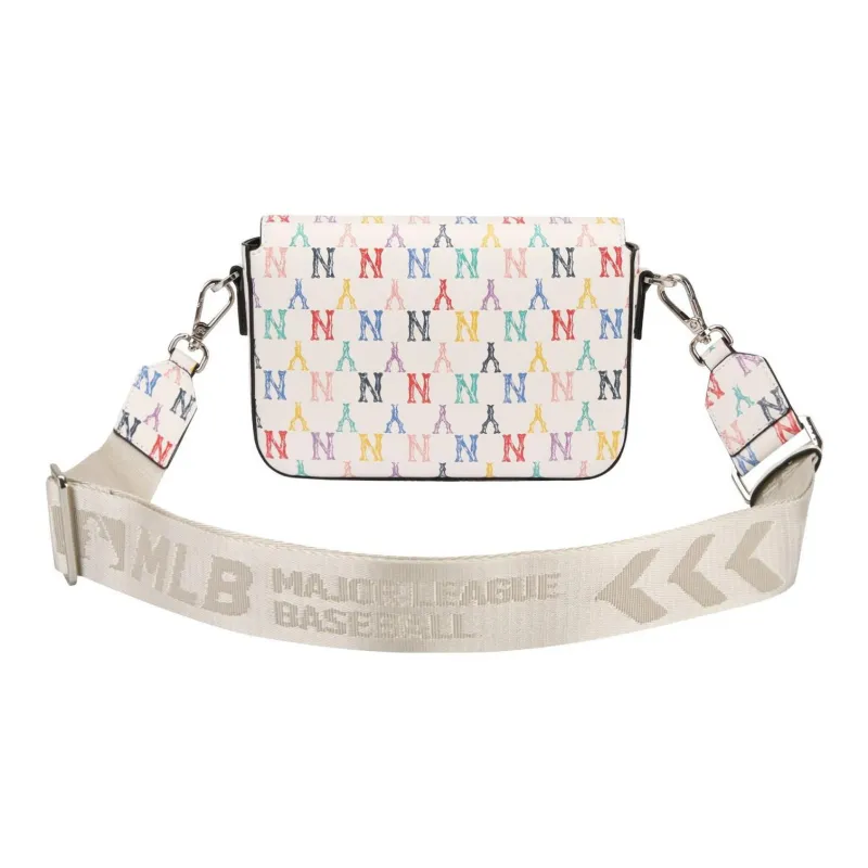 MLB Monogram Collection MONOGRAM Collection Cotton Mahjong Bag Shoulder Bag Crossbody Bag Regular Unisex White-4