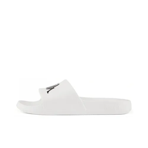 Kappa Slide Slippers Unisex White/Black