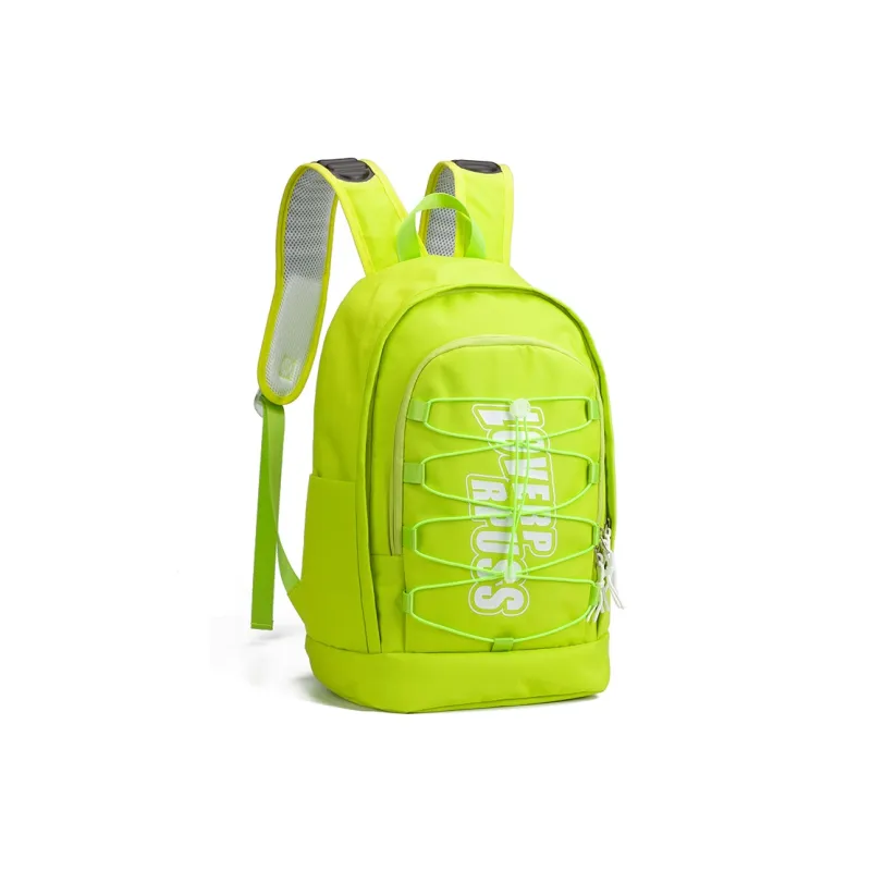 LOVERPUSS Polyester Backpack Regular Unisex Neon Green-2