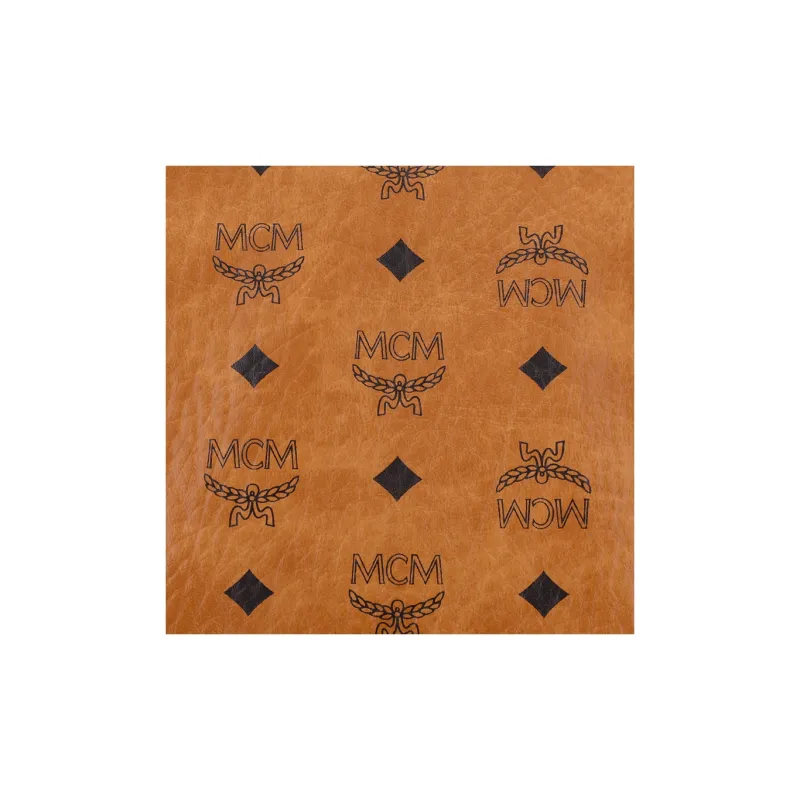 MCM Delmy Shopper Medium Visetos Cognac-3