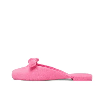 CHARLES&KEITH Small CK Wrap-toe Slippers 1.5cm Women's Beige Beige/BLACK TEXTURED Black Textured/Pink Pink